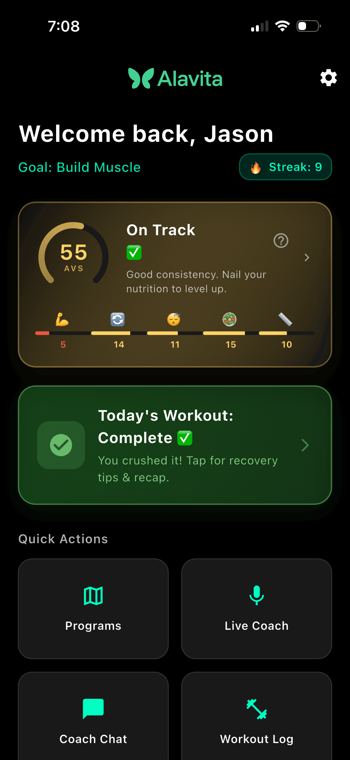 Alavita iOS App Preview